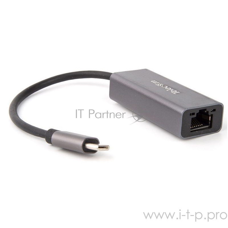 Кабель-переходник USB 3.1 Type-C -->RJ-45 1000Mbps Ethernet, Aluminum Shell, 0.15м Telecom <TU320M>