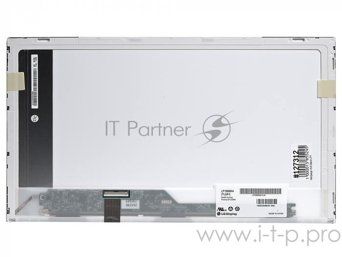 Матрица 15.6 Glare LP156WH4 (TL)(A1), WXGA HD 1366x768, 40L, светодиодная
