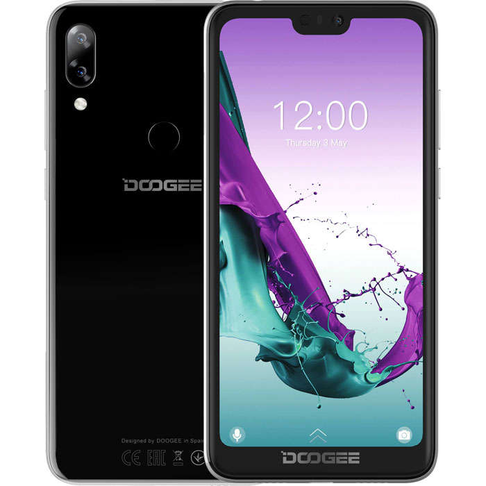 Смартфон Doogee Y7 Obsidian Black