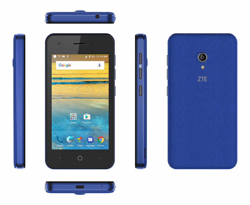 Смартфон ZTE Blade L130 Blue