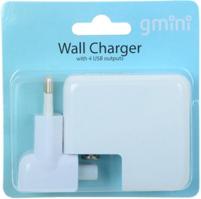 Зарядное устройство Gmini GM-WC-184-4USB белый