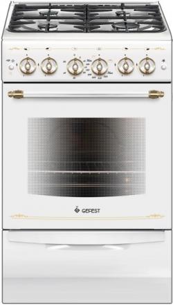 Газовая плита Gefest 5100-02 0181 белый РЕТРО