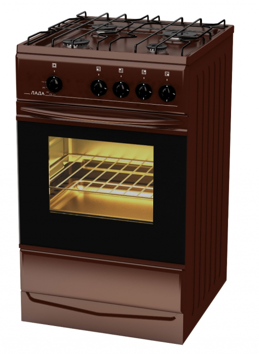 Газовая плита ЛАДА PR 14.120-03 Br коричневый