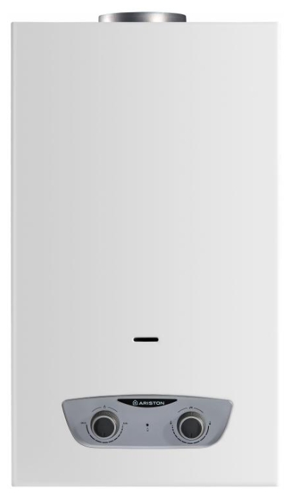 Водонагреватель Ariston FAST R ONM 14 NG RU 27 кВт. 14 л/мин. газовый проточный, белый