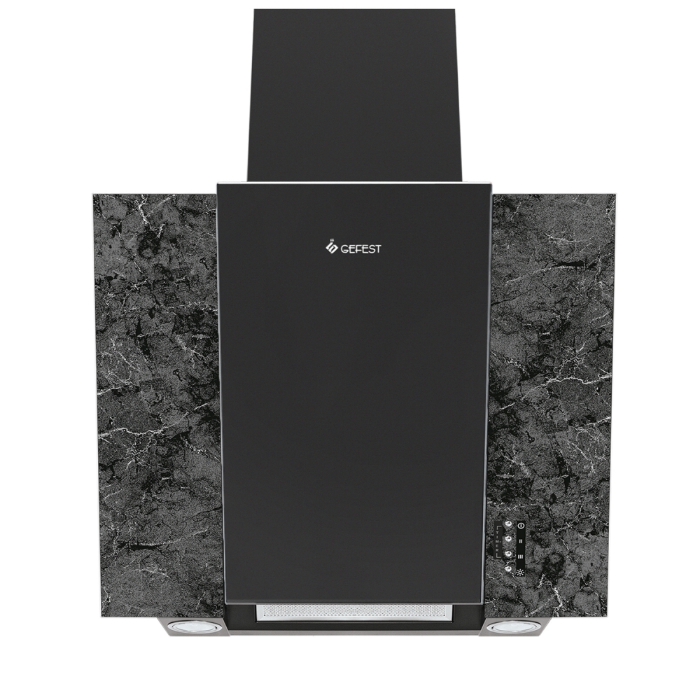 Воздухоочиститель Гефест ВО 3603 К53 черный с рисунком мрамор