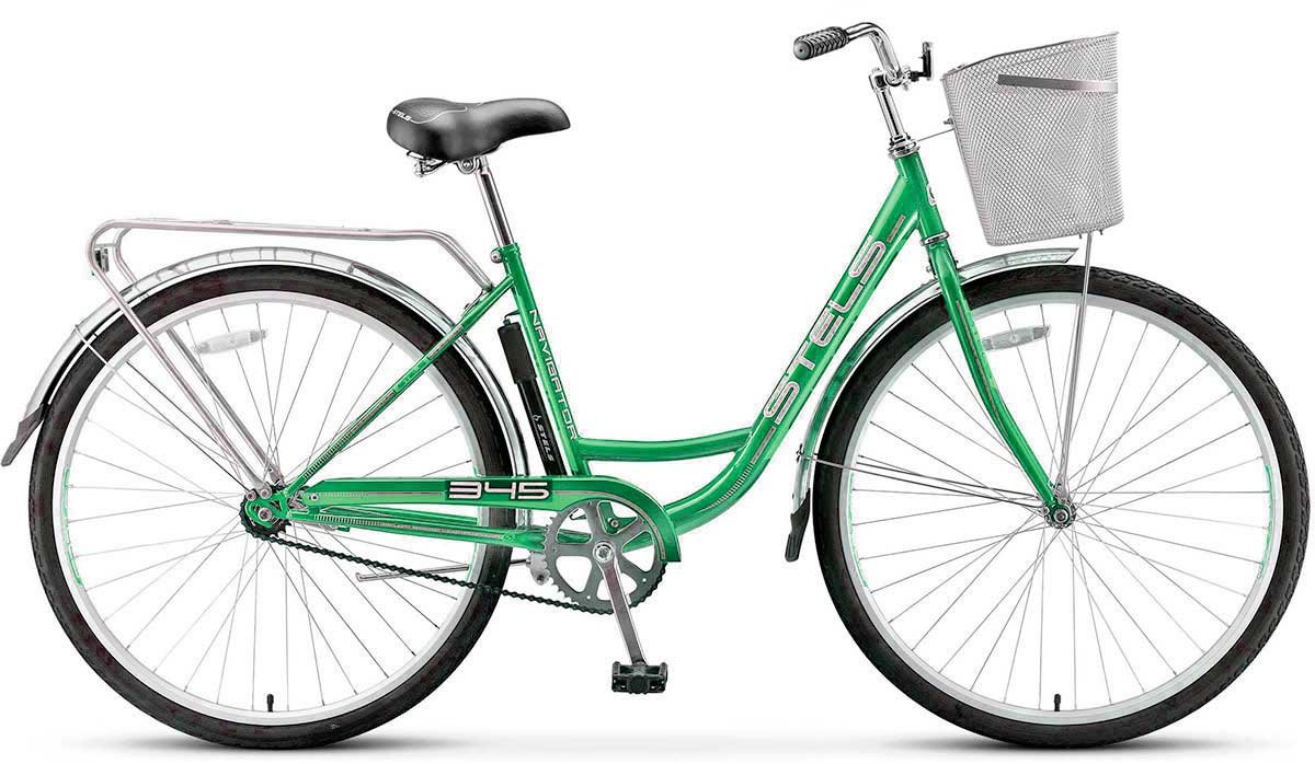 Велосипед Stels Navigator 28 345 Z010/Z011 (с корзиной) (LU085343) Темно-оливковый РРЦ: 7840р.