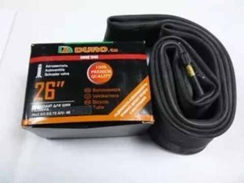 Велокамера 26 DURO 26x2,125 A/V-48 самозаклеивающаяся DHB01013 РРЦ: 371р.