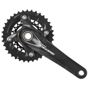 Шатун Shimano Deore М617 175 мм черный без каретки EFCM617EX62L РРЦ 7818