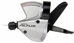 Шифтер Shimano Altus М370 лев 3ск трос 1800мм серебро ESLM370LBS РРЦ: 1200р.