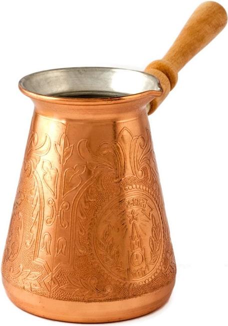 Кофеварка Tima М-420с медная МОСКВА 0,42 съем.ручка