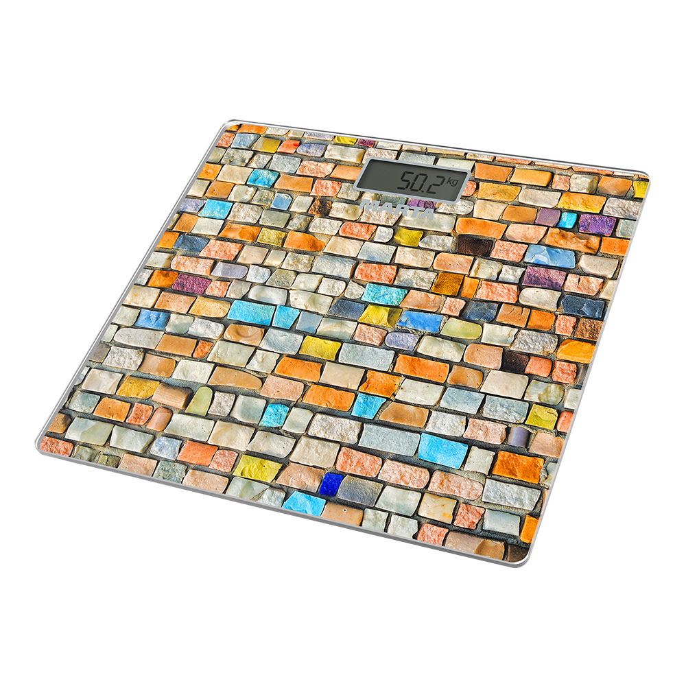 Весы напольные MARTA MT-1677 радужная мозаика