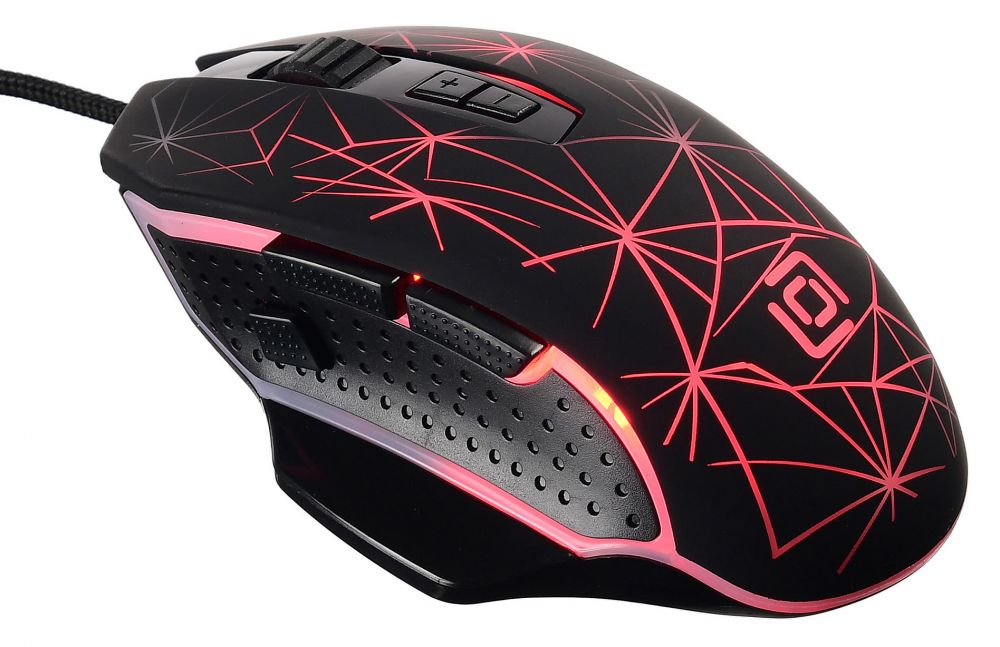 Мышь Oklick 935G черный оптическая (3200dpi) USB игровая (7but)
