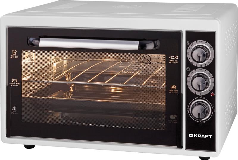 Мини-печь KRAFT KF-MO 3801 W белый
