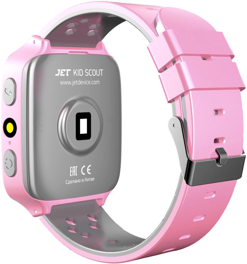 Умные детские часы Jet Kid Scout grey/pink