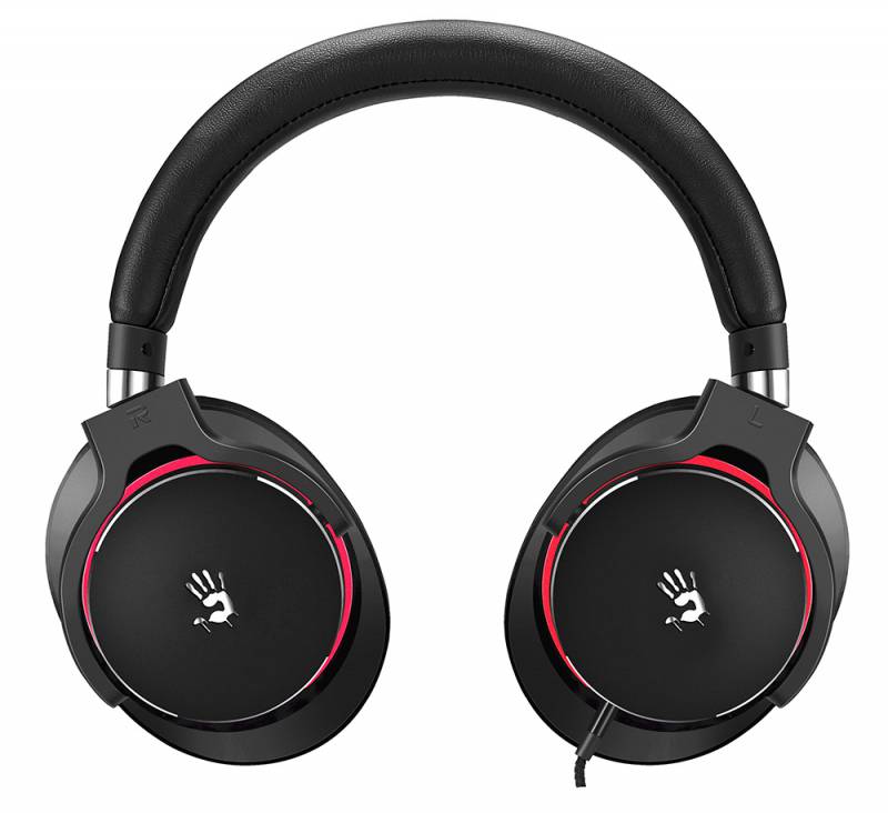 Наушники с микрофоном A4 Bloody M550 черный/красный 1.2м мониторы оголовье