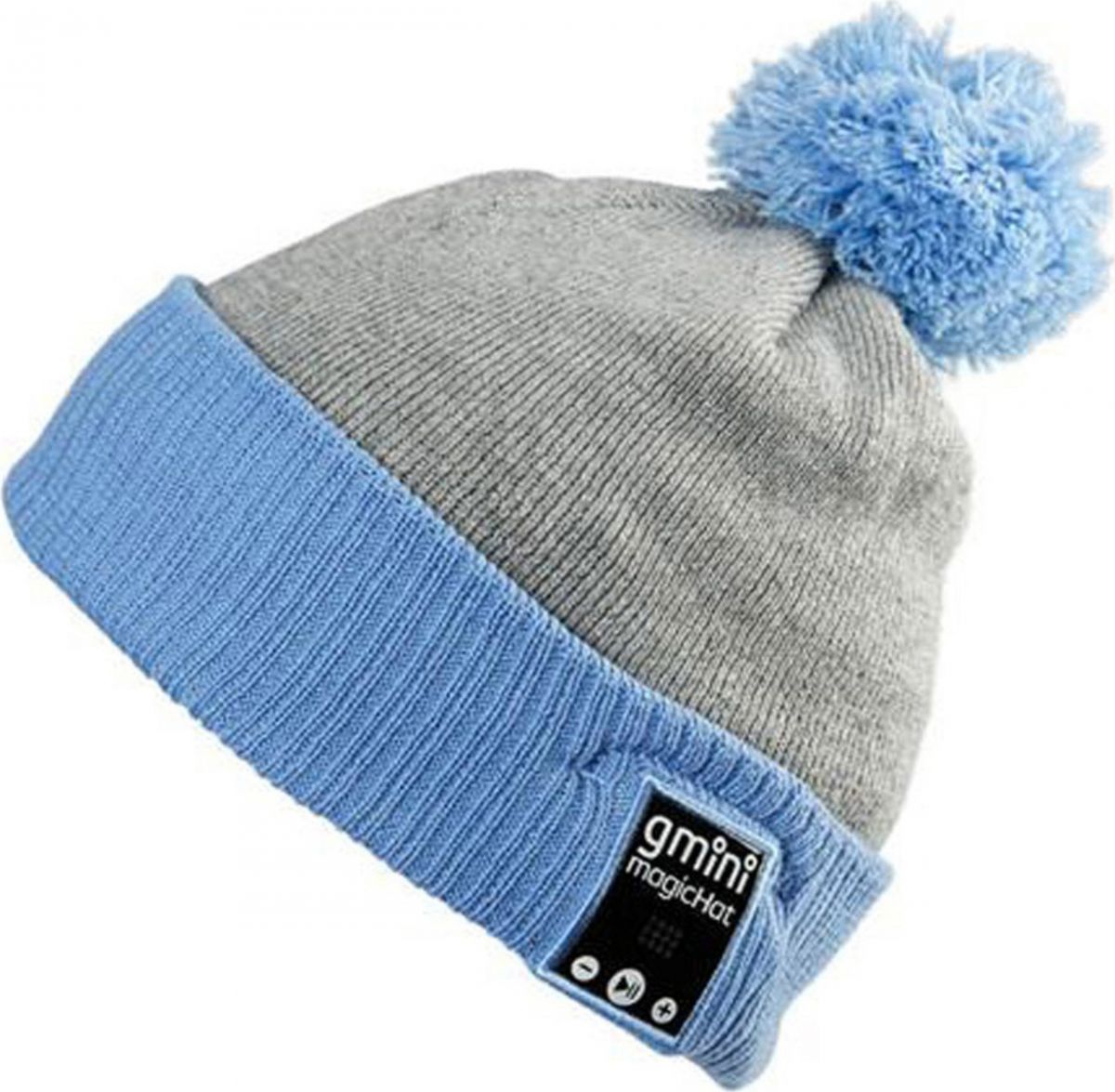 Шапка с Bluetooth гарнитурой Gmini GM-BTW-E201BL синяя