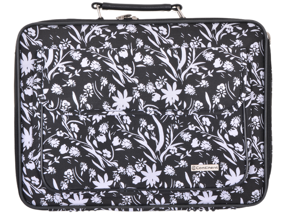 Сумка для ноутбука Continent CC-03 до 15,4 нейлон, White Flowers