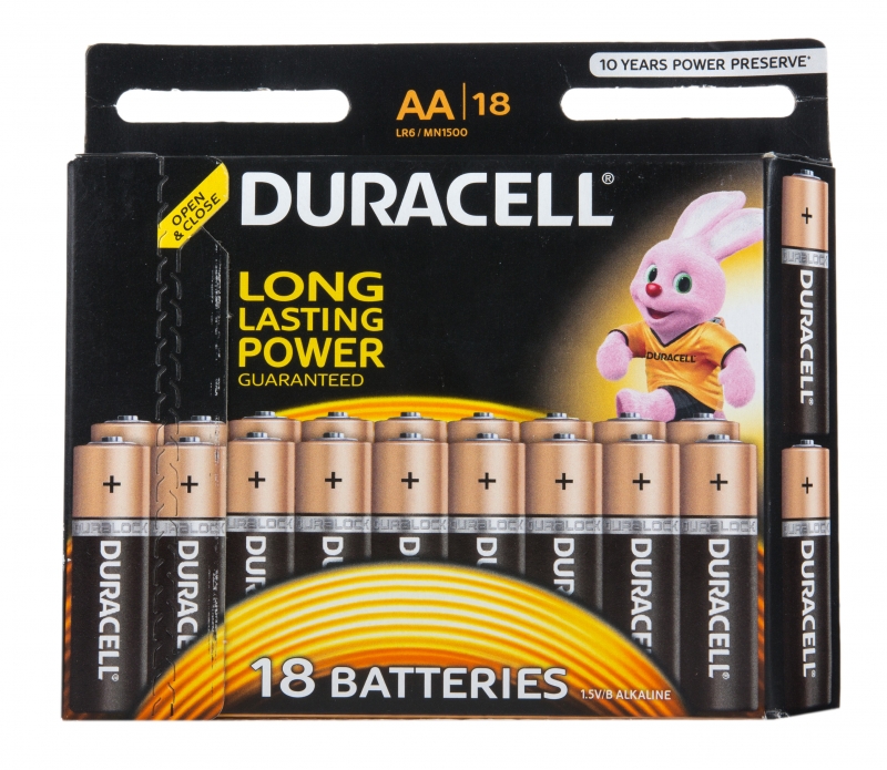 Батарея Duracell Basic LR6-18BL AA (18шт)