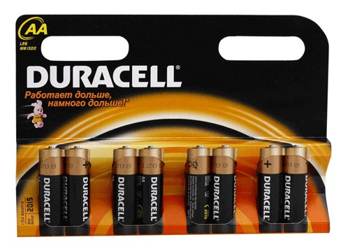 Батарея Duracell Basic LR6-8BL AA (8шт)