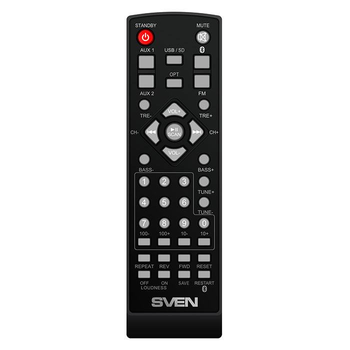 Колонки Sven MC-20 2.0 черный 90Вт