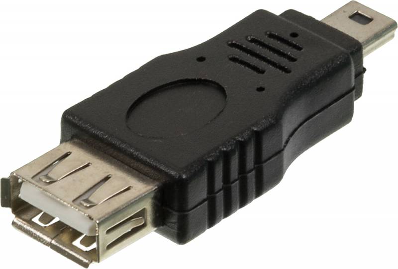 Переходник USB2.0 Ningbo mini USB (m)/USB A (f)