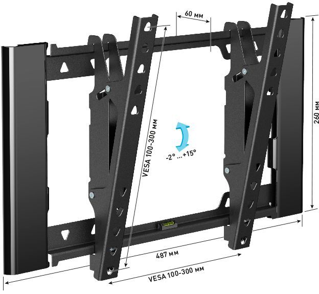 Кронштейн HOLDER LCD-T3929-B черный