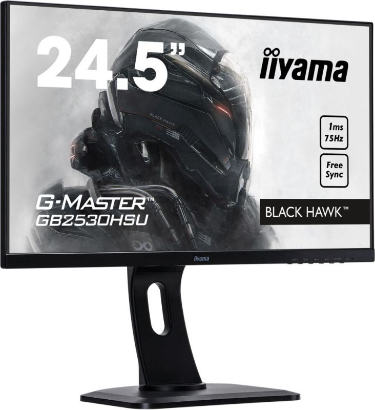 Монитор Iiyama 24.5 G-Master GB2530HSU-B1 черный TN LED 1ms 16:9 HDMI M/M матовая HAS Pivot 250cd 1