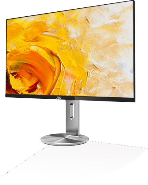 Монитор AOC 27 Professional I2790PQU/BT(00/01) темно-серый IPS LED 4ms 16:9 HDMI M/M матовая HAS Pi