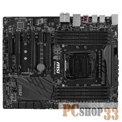 Материнская плата MSI X99A SLI PLUS Soc-2011v3 Intel X99 8xDDR4 ATX AC`97 8ch(7.1) GbLAN RAID