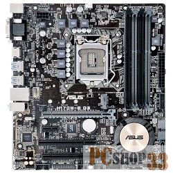 Материнская плата Asus H170M-E D3 Soc-1151 Intel H170 4xDDR3 mATX AC`97 8ch(7.1) GbLAN RAID+VGA+DVI+HDMI