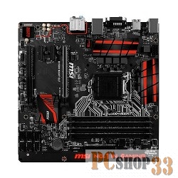 Материнская плата MSI B150M NIGHT ELF <S1151, B150, 4*DDR4, 2*PCI-E16x, DVI, SATA III, GB Lan, USB3.0, mATX, Retail>