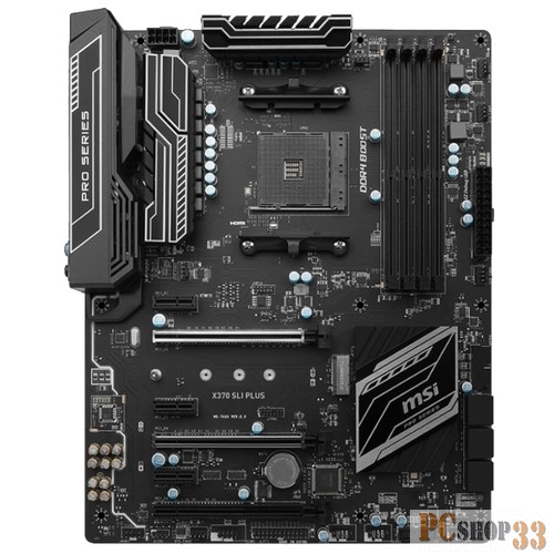 Материнская плата AMD X370 SAM4 ATX X370 SLI PLUS MSI