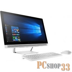 Моноблок HP Pavilion 24-b237ur 24 IPS FHD LED Non-touch,Core i3-7100T,4GB DDR4 (1X4GB),1TB,NVIDIA GT930MX 2GB,DVDRW,usb kbd/mouse,Blizzard White,Win10