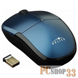 Мышь Oklick 575SW+ синий Беспроводная (600/1000/1600dpi) USB (3кнопки)