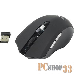 Мышь Oklick 555MW черный оптическая (1600dpi) беспроводная USB (5but)