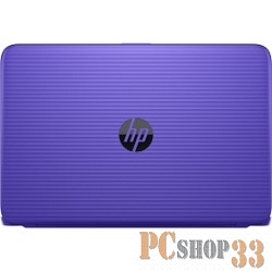 Ноутбук HP Stream 14-ax005ur Celeron N3050/4Gb/SSD32Gb/Intel HD Graphics/14/HD (1366x768)/Windows 10 64/violet/WiFi/BT/Cam