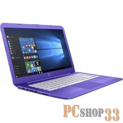 Ноутбук HP Stream 14-ax001ur Celeron N3050/2Gb/SSD32Gb/Intel HD Graphics/14/HD (1366x768)/Windows 10 64/violet/WiFi/BT/Cam