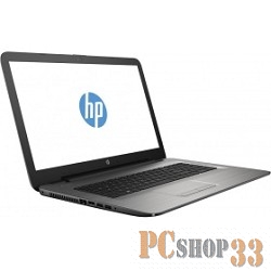 Ноутбук HP 17-y019ur E2 7110/4Gb/SSD128Gb/DVD-RW/AMD Radeon R2/17.3/SVA/HD+ (1600x900)/Windows 10/silver/WiFi/BT/Cam