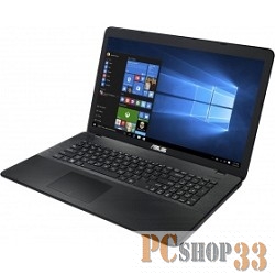Ноутбук Asus X751SV-TY008T Pentium N3700/4Gb/500Gb/DVD-RW/nVidia GeForce 920MX 1Gb/17.3/HD+ (1600x900)/Windows 10/black/WiFi/BT/Cam