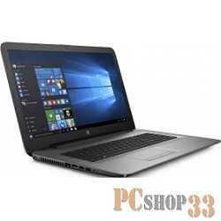 Ноутбук HP 17-x107ur Core i7 7500U/8Gb/1Tb/DVD-RW/AMD Radeon R7 M440 4Gb/17.3/IPS/FHD (1920x1080)/Windows 10 64/silver/WiFi/BT/Cam/2750mAh