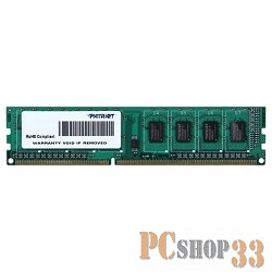 Модуль памяти Patriot DDR3 DIMM 8GB (PC3-12800) 1600MHz PSD38G1600L2
