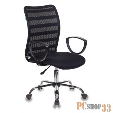 Кресло Бюрократ CH-599AXSL/32B/TW-11 спинка сетка черный TW-32K01 TW-11 крестовина хром