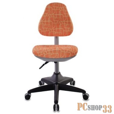 Кресло детское Бюрократ KD-2/G/GIRAFFE оранжевый жираф