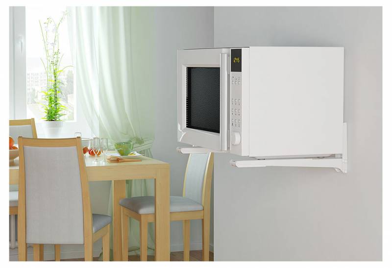 Кронштейн для СВЧ Holder MWS-2003 темный металлик макс.40кг настенный фиксированный