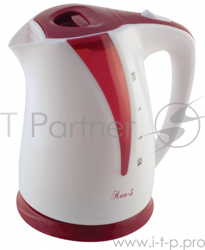 Чайник электрический Великие реки Кип-3 пластиковый корпус, 1,8 л, 1800 Вт, подсветка