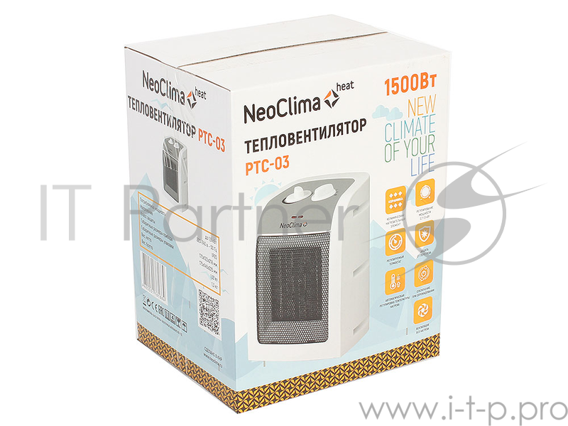 Тепловентилятор Neoclima PTC-03 1500 Вт.