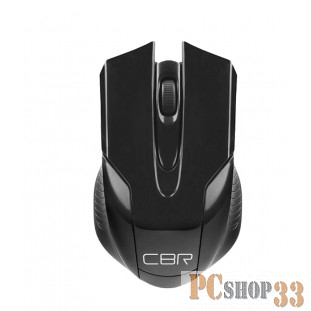 Мышь беспроводная CBR CM 403 Black, оптическая, 2,4 ГГц, 800/1200/1600 dpi, 6 кнопок и колесо прокрутки, ABS-пластик, цвет чёрный