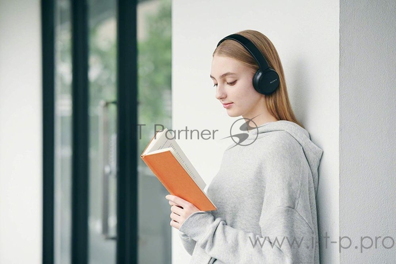 Наушники SONY WHCH510B.E чёрный , bluetooth5.0/Накладные/20 Гц - 20 кГц/до 35 часов/NFC/hands-free звонки Quick charge/USB Type-C
