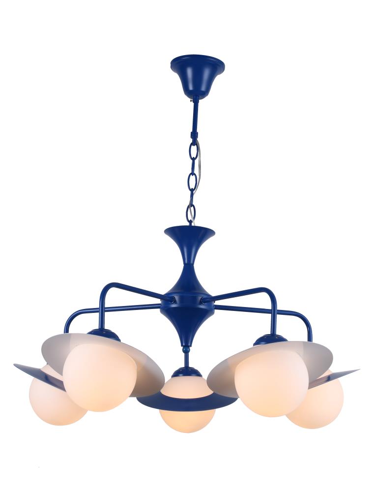 Люстра J-LIGHT SATURN E27X5X40W BLUE 3121/5