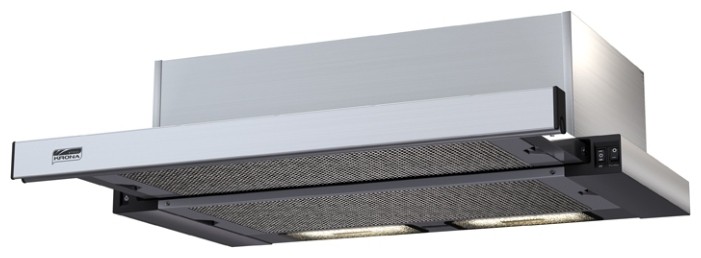Вытяжка Krona Kamilla 600 inox нержавеющая сталь/белый управление: кнопочное (1 мотор)